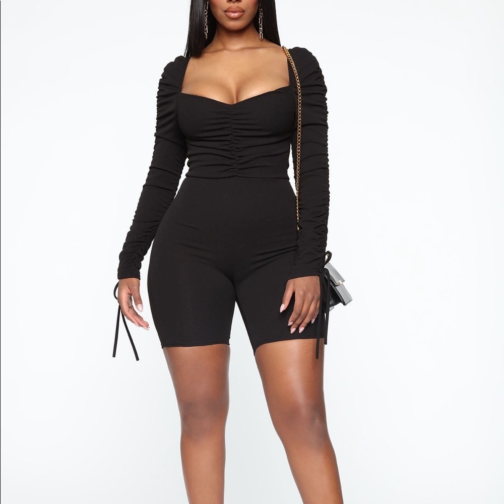 Brand new fashion nova shorts romper